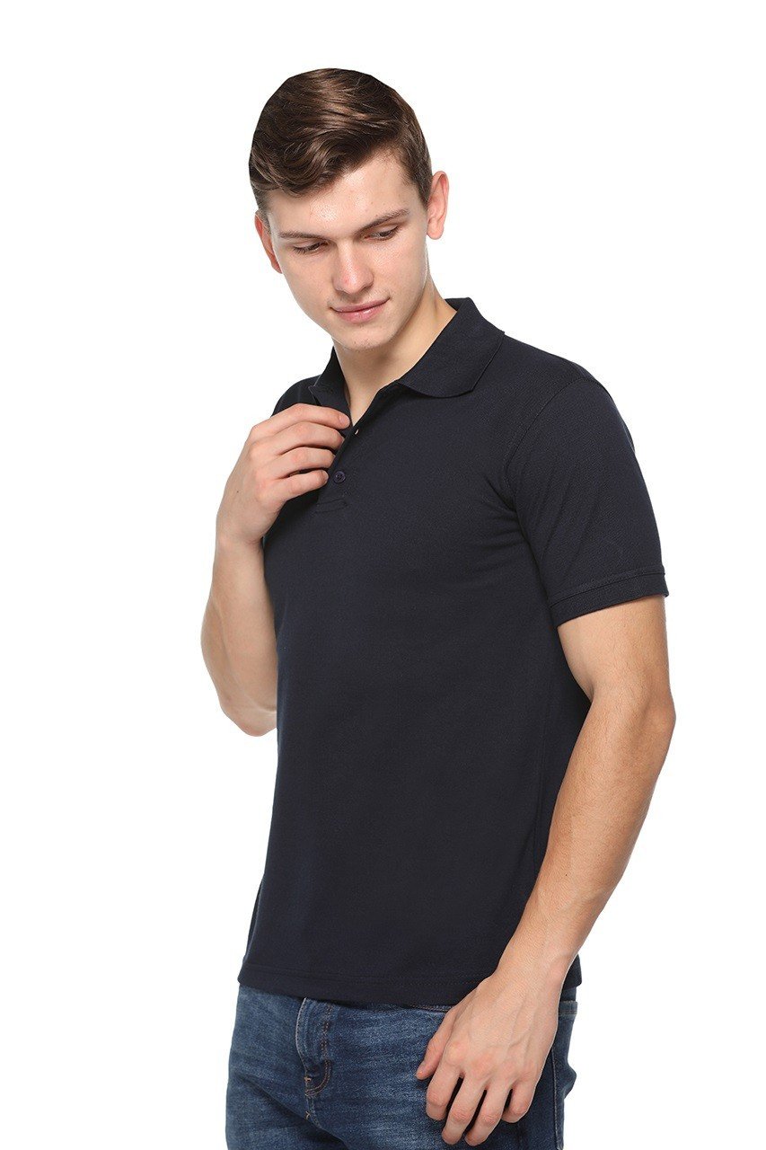 Pikmee Fast Tees Black polo t shirt